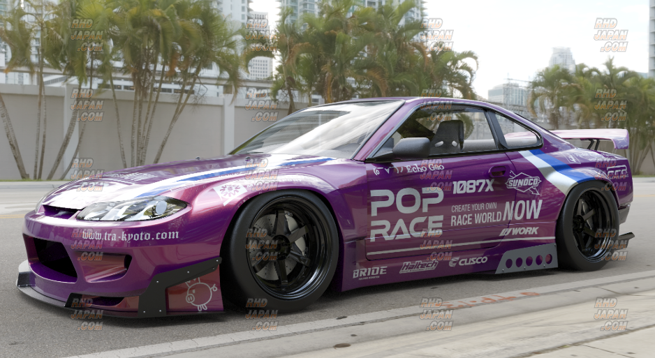 T.R.A.-Kyoto Rocket Bunny Pandem Full Aero Wide Body Kit V2.5 - Silvia S15